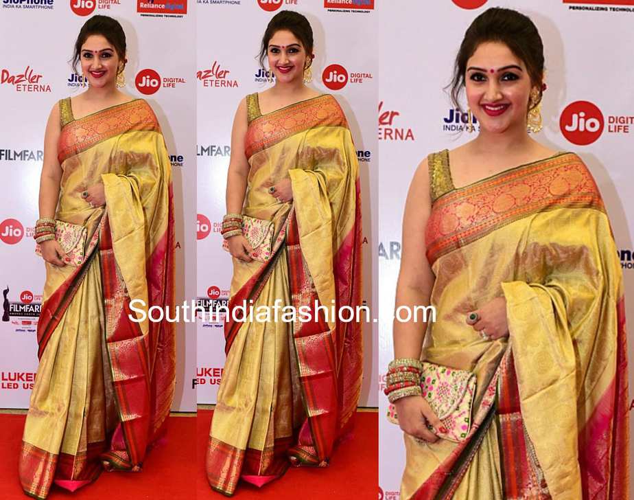 sridevi vijaykumar kanjeevaram saree filmfare awards south 2018