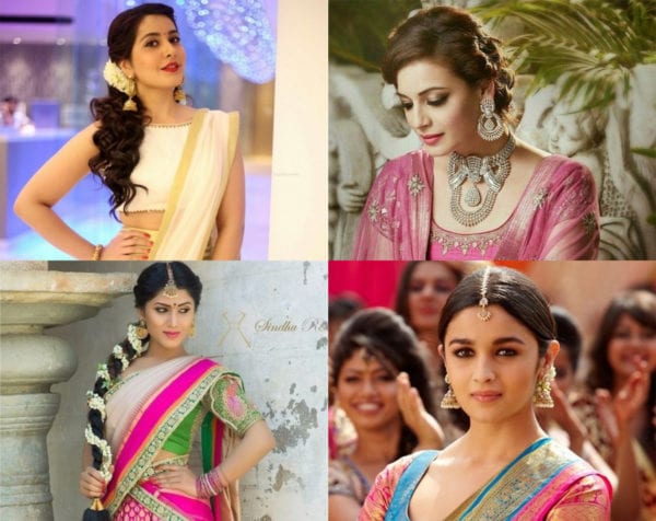 Ten Traditional Hairstyles to Complete Your Half Saree Look Ten Traditional Hairstyles to Complete Your Half Saree Look