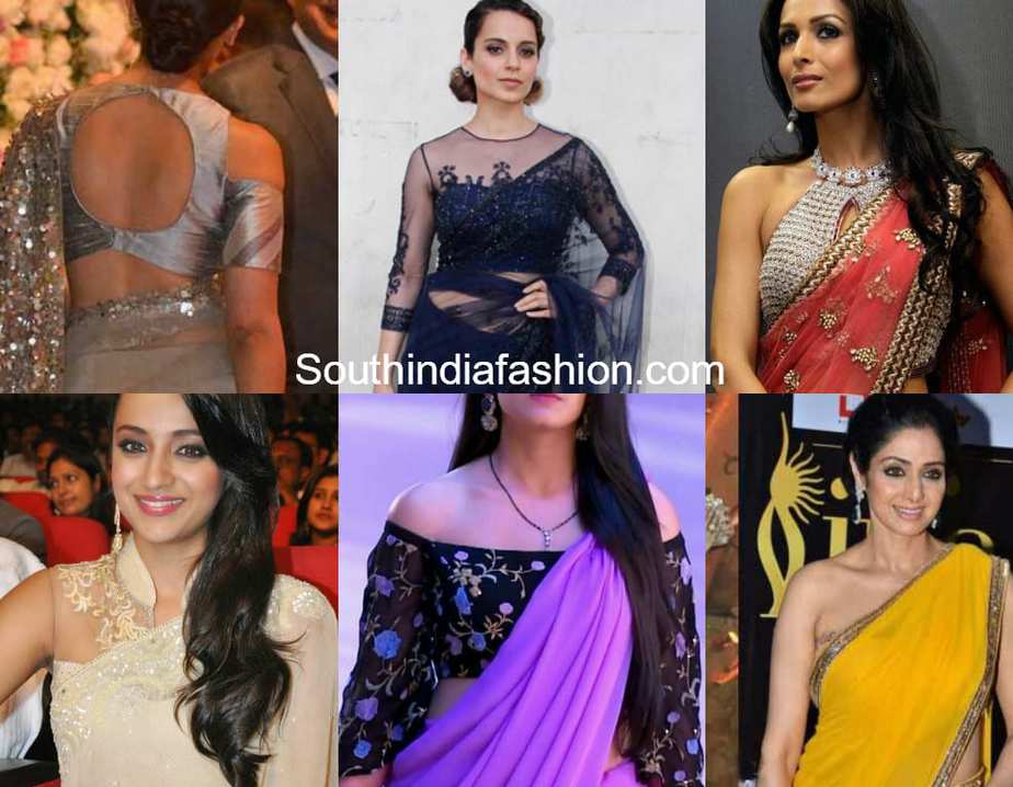 western blouses for sarees