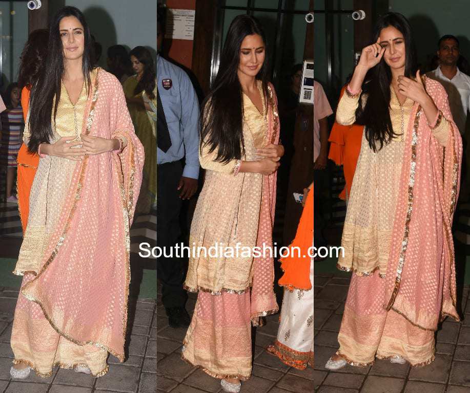 katrina kaif sharara arpita khan eid party