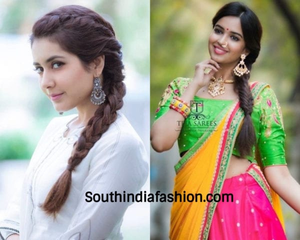 21 Simple Indian Hairstyle for Saree