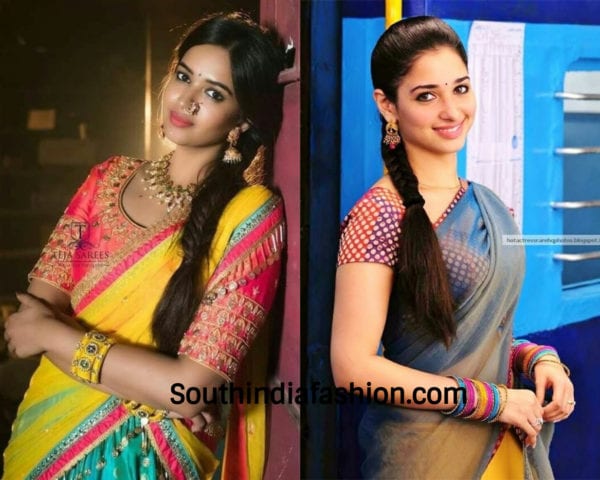 Ten Traditional Hairstyles to Complete Your Half Saree Look Ten Traditional Hairstyles to Complete Your Half Saree Look