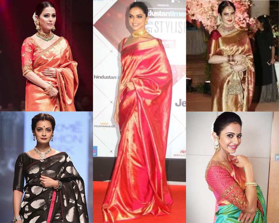 7 Times Actresses Looked Spellbinding In Kanchipuram Sarees!