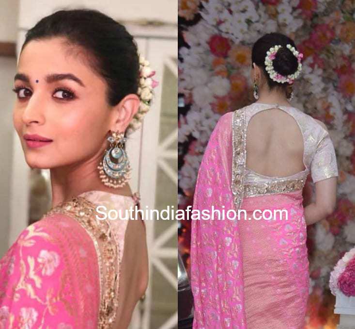 Alia Bhatt whispers of allure in a black-as-night saree