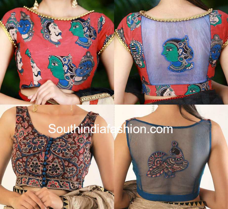 kalamkari blouse designs 2019