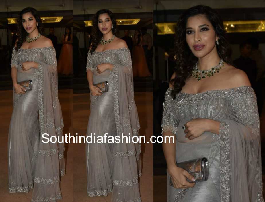 sophie choudry manish malhotra saree