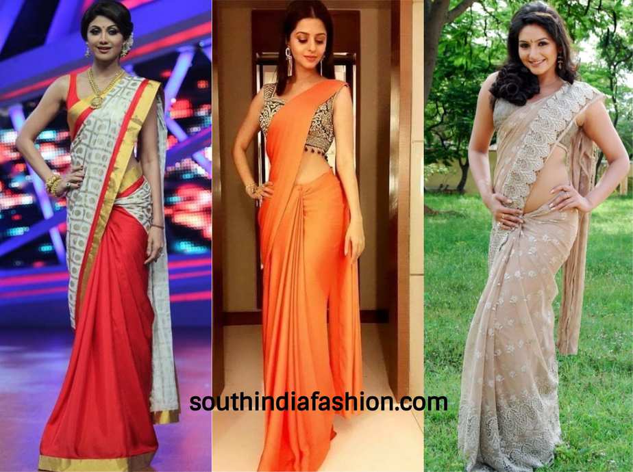 Saree / Blouse for tall &thin Girl