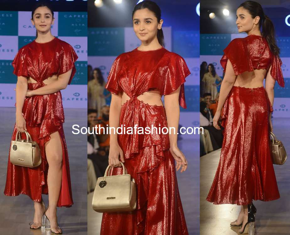 alia bhatt in prabal gurung red dress