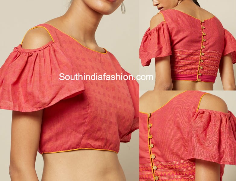 ruffle sleeve blouse online
