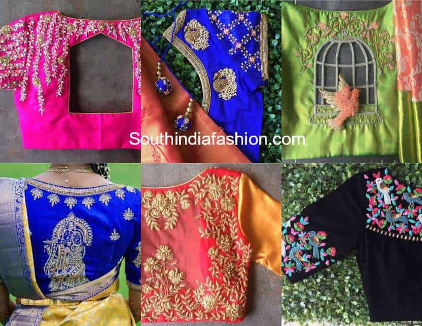 designer blouses by nyshka design studio