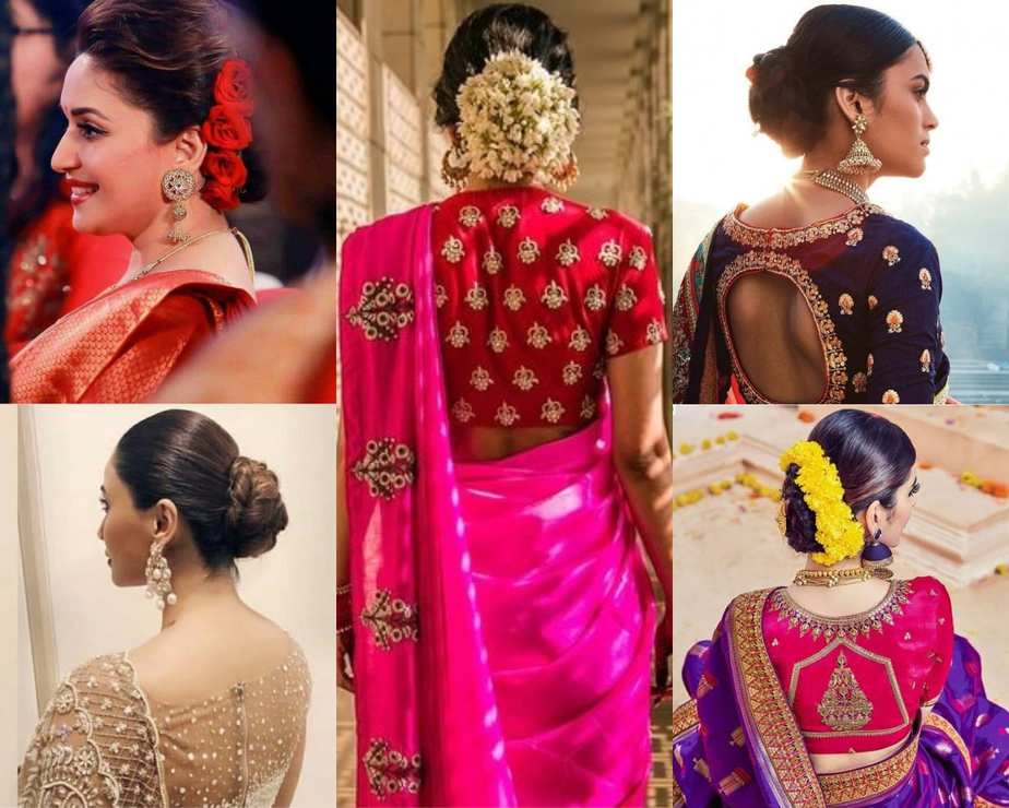 40+ Stylish Hairstyles for Saree On Your Special Occasions