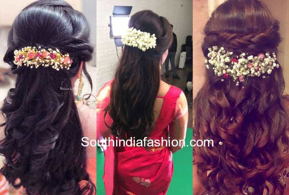 Trendy Hair  Beauty  Gajra with soft curls for Juhi       hair hairofthedayflowershairarthairstyleshairgoalsweddinghairhaircut hairstyleweddinghairindianweddingbridesmaidsgajra2021picofthedaycurlscurlyhairhairtransformation  