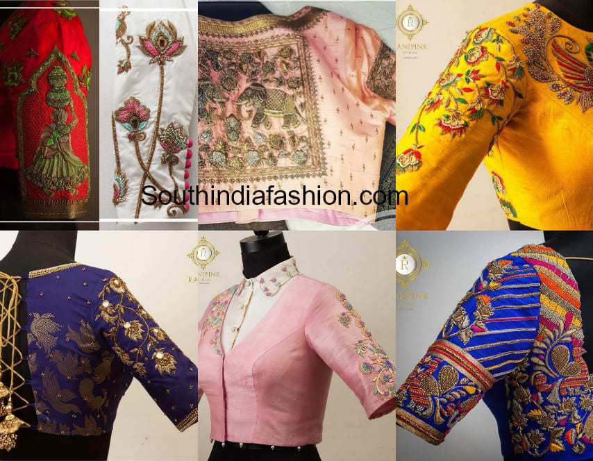 latest maggam work blouse designs 2018