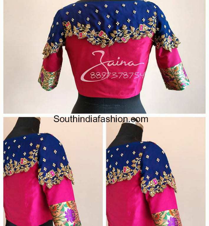 New Model Blouse Designs For Pattu Sarees