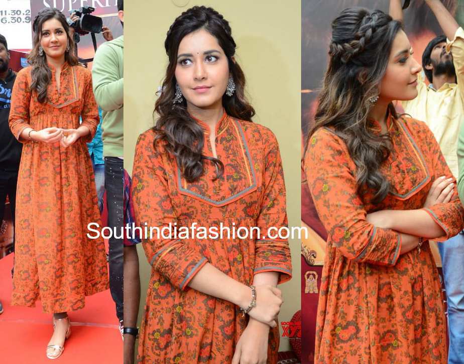 raashi khanna in long kurti – Boutiquesarees.com