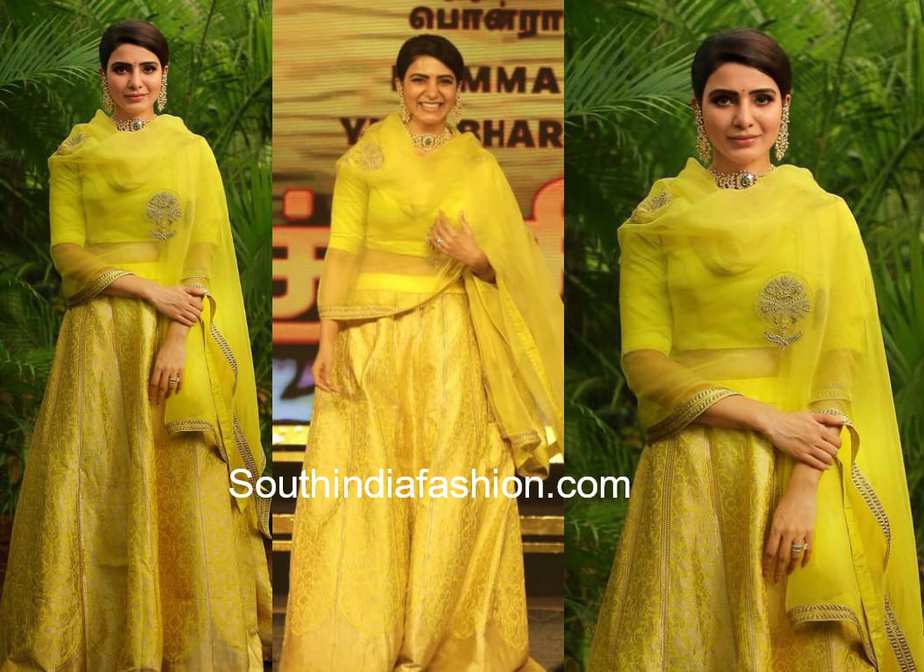 Samantha In Anarkali Dress 2024 www.favors