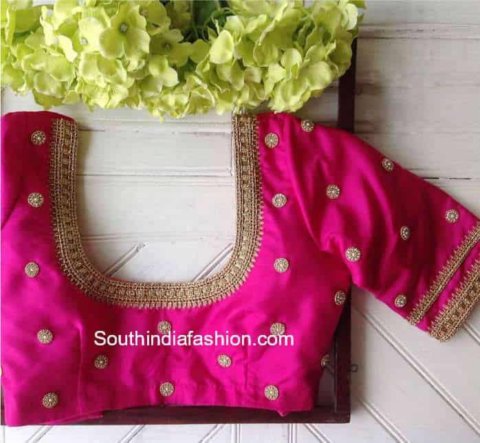 17 Awesome Maggam Work Blouse Designs by Nyshka Design Studio!