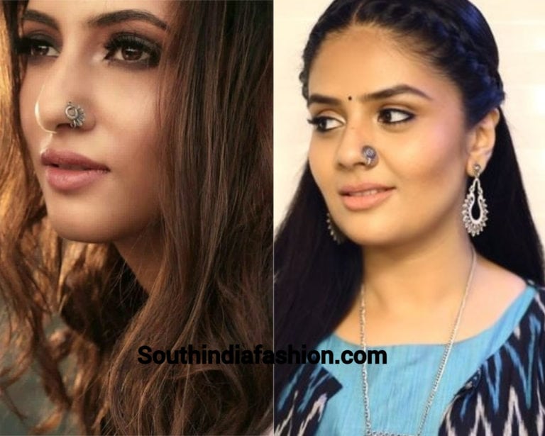 How to wear the nose pin that suits your face / Nose Ring Trend