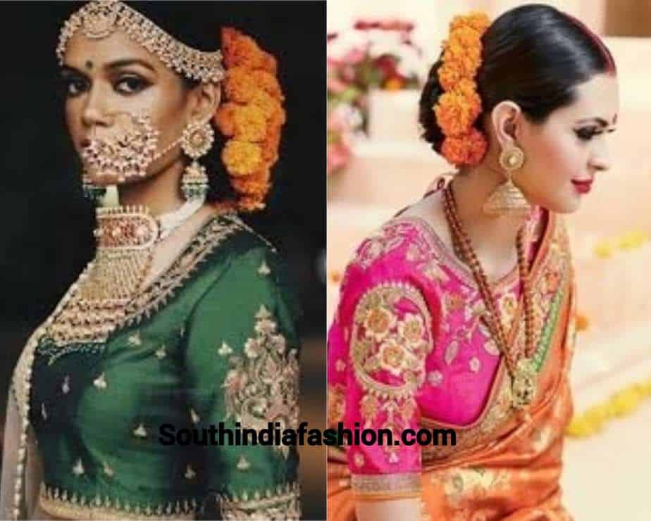Indian Wedding Bun Hairstyle With Flowers and Gajra! Indian Wedding Bun Hairstyle With Flowers and Gajra!