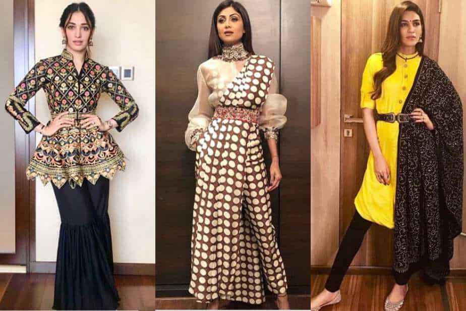 latest trendy indo western dresses