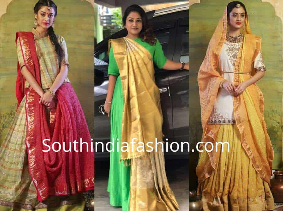 How To Wear Saree In Modern Pallu Style - Best Saree Draper in India |  Mayuri Saree Draping