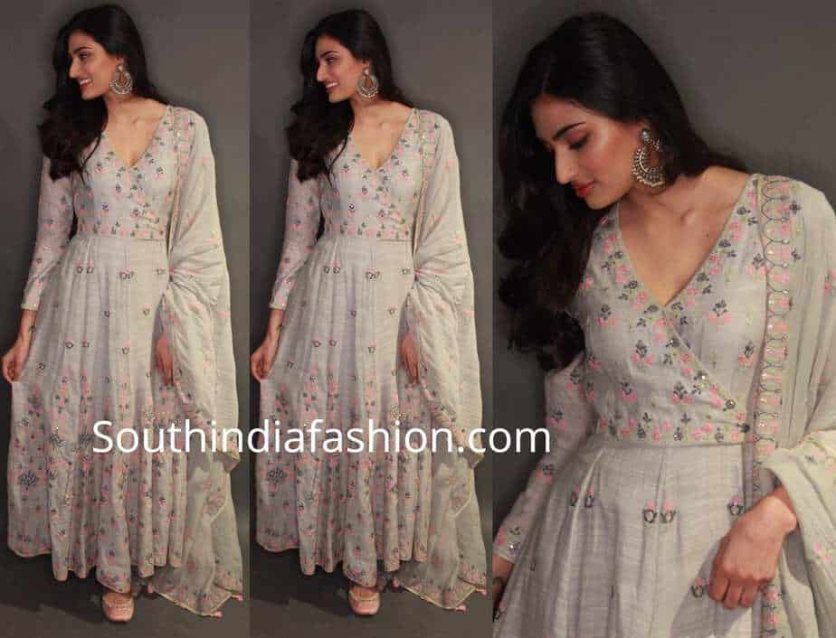 athiya shetty anarkali anita dongre