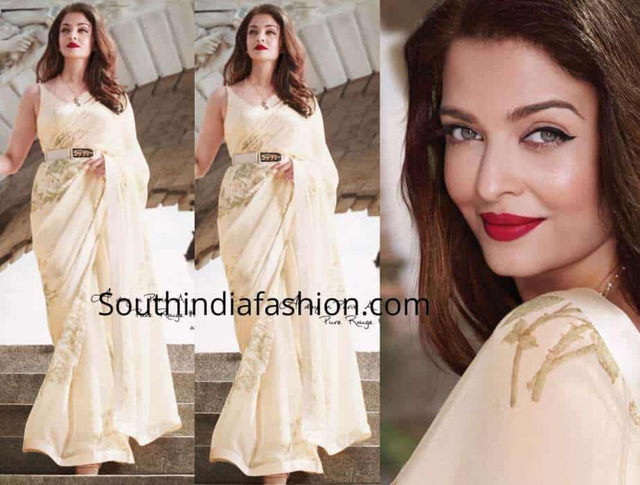 Aishwarya Rai Bachchan in Sabyasachi saree – South India Fashion