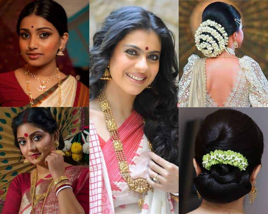 Celebrity like Best Hairstyle for Saree or Indian Wear  Hunar Online