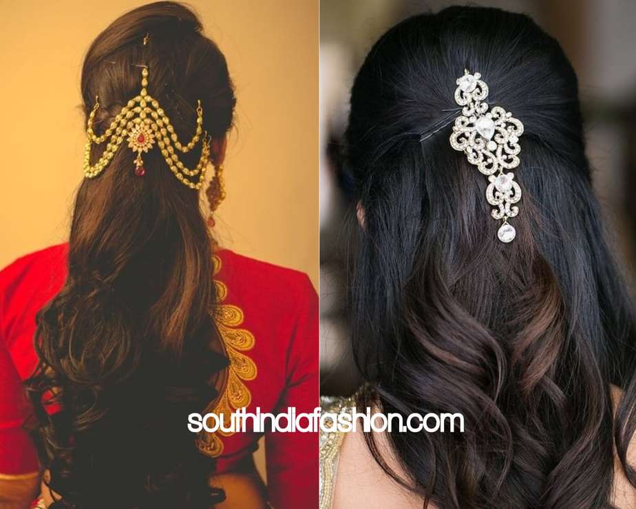 Glimmering Unique Hair Accessories  South Indian Jewels