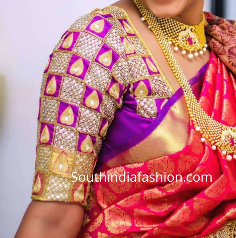 Latest Maggam Work Blouse Designs 2018 – South India Fashion