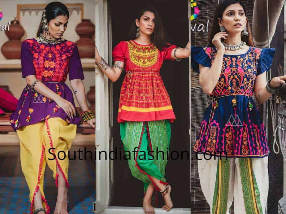 navaratri dhoti dresses women