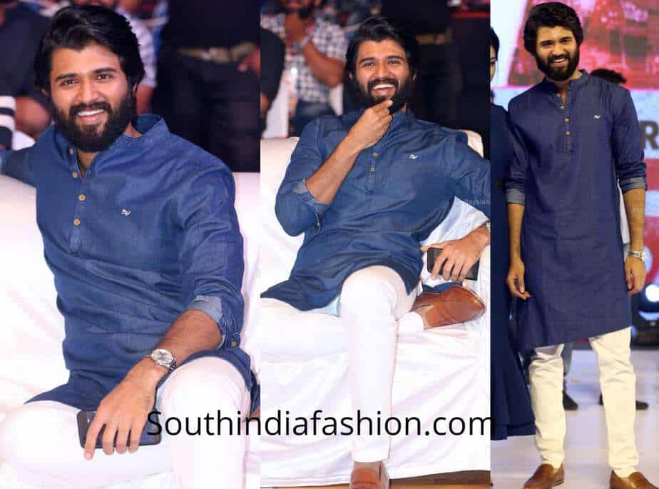 vijay devarakonda denim kurta rowdy wear