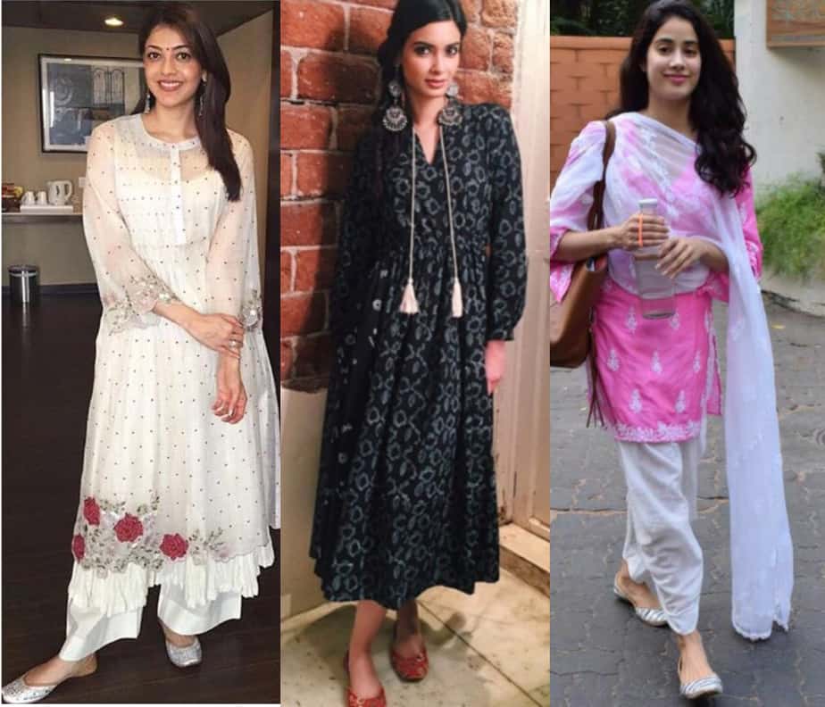 3 1 1 Juttis with salwar suit