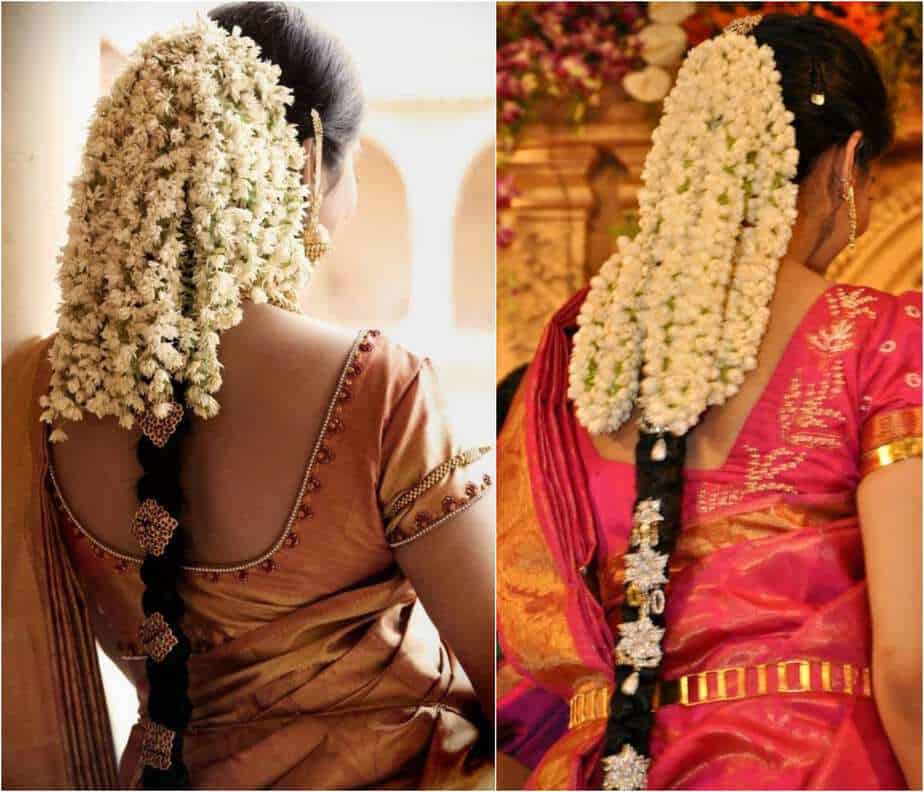 We Are Swooning Over These 10 Beautiful Gajra Wedding Hairstyles! We Are Swooning Over These 10 Beautiful Gajra Wedding Hairstyles!