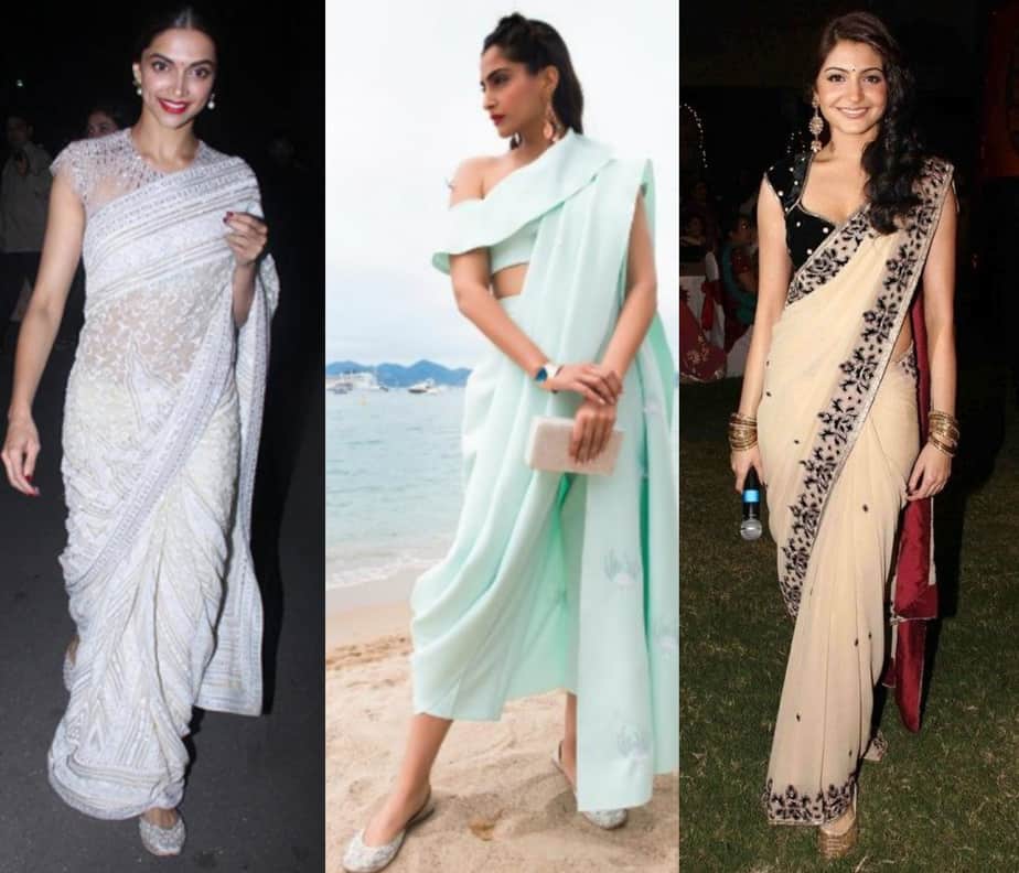 Juttis saree