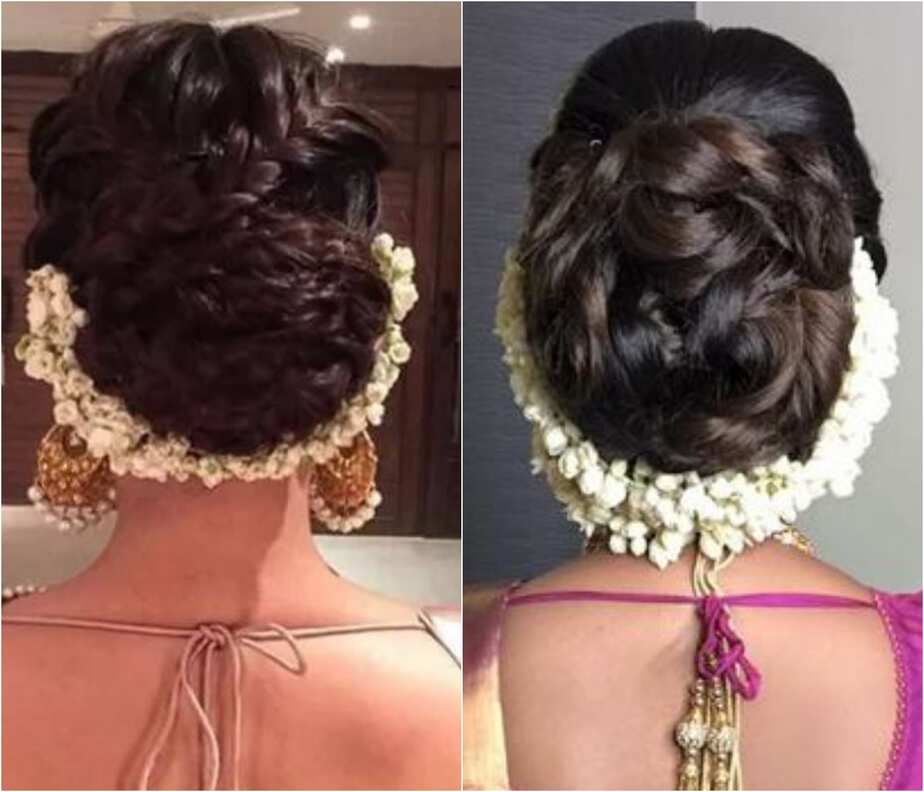 We Are Swooning Over These 10 Beautiful Gajra Wedding Hairstyles! We Are Swooning Over These 10 Beautiful Gajra Wedding Hairstyles!