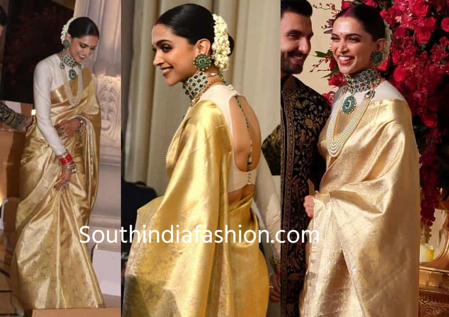 cost of deepika padukone wedding saree