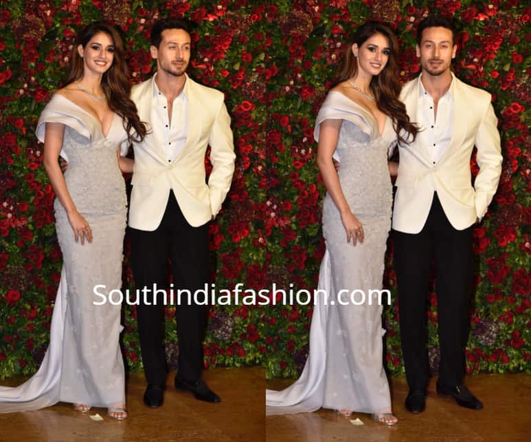 disha pathani tiger shroff at deepika ranveer wedding reception