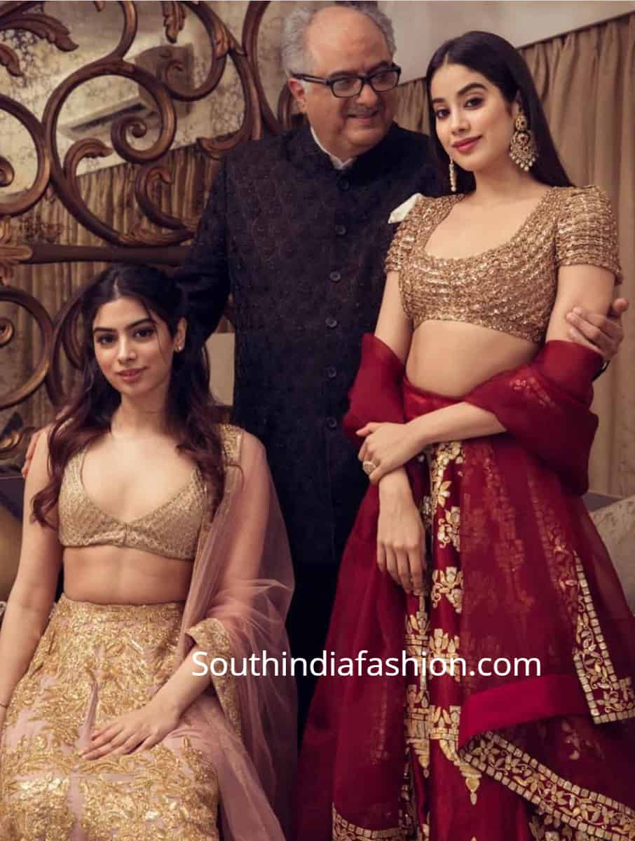 khushi kapoor janhvi kapoor isha ambani wedding janhvi and khushi at isha ambani wedding