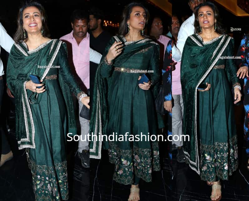 namrata shirodkar green anarkali amb cinemas launch