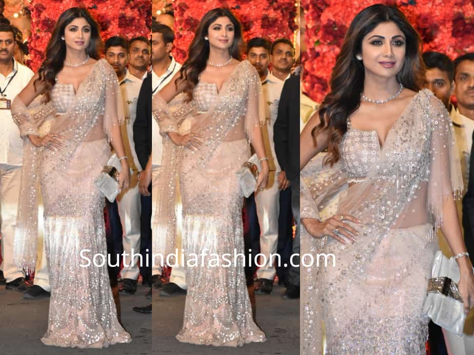 shilpa shetty lehenga at isha ambani wedding