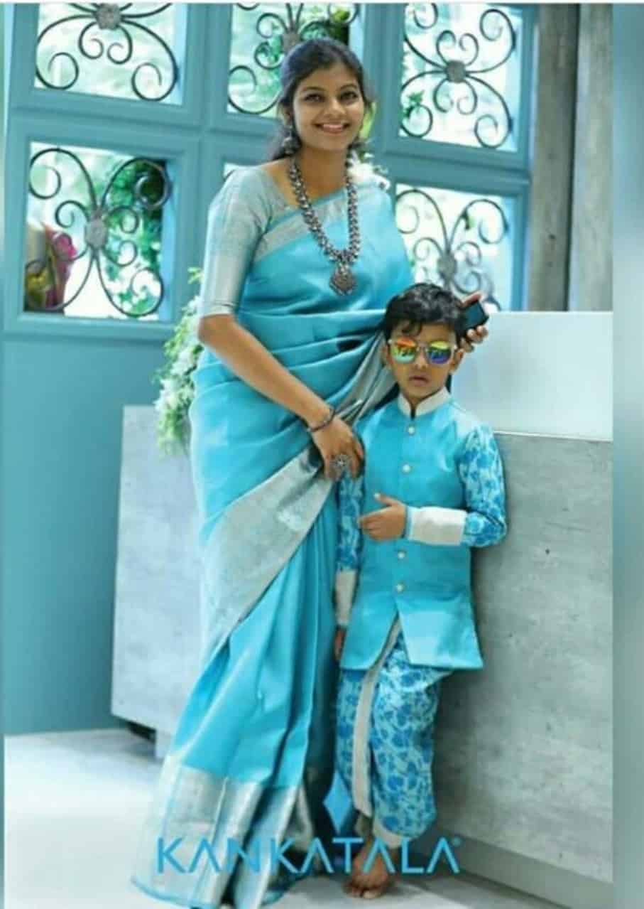 matching dress for mom and son