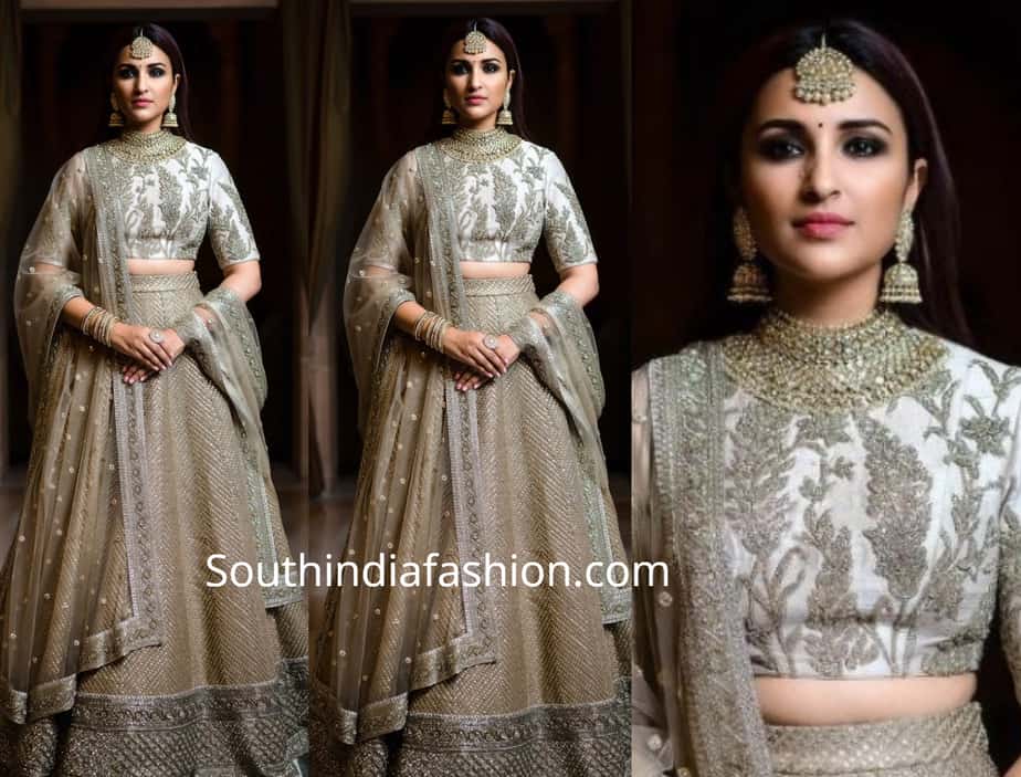 parineeti chopra lehenga at priyanka chopra wedding