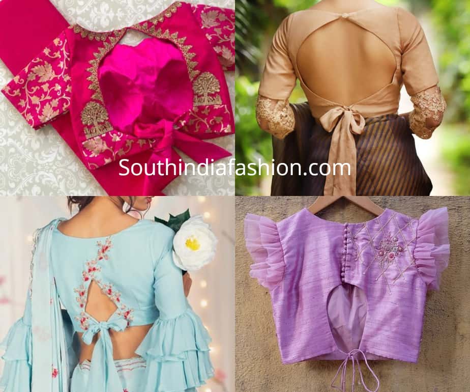Saree blouse neck designs 2019 Saree blouse neck designs 2019