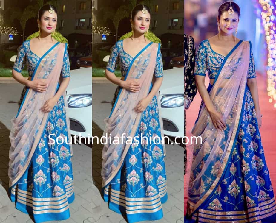 divyanka tripathi wedding lehenga