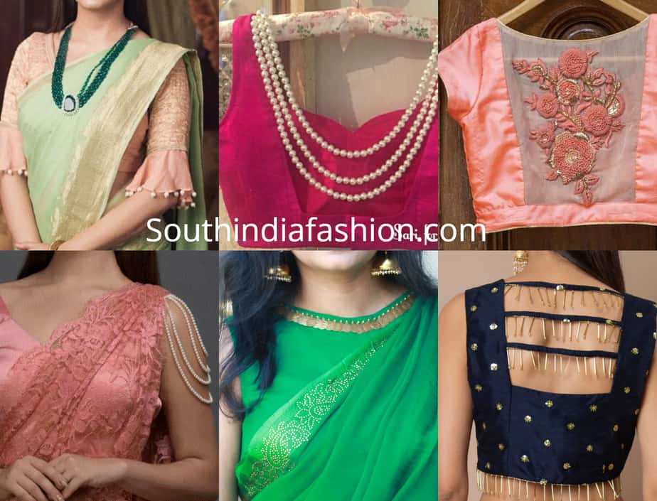 DIY designer blouse ideas