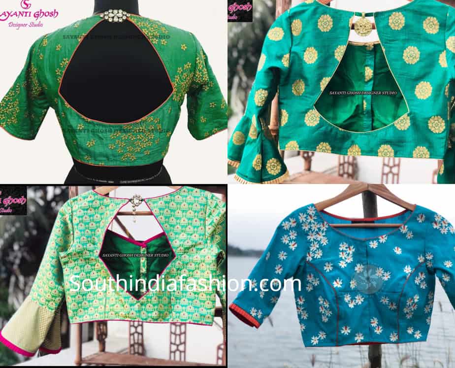 Trendy Ready-Made Blouse Designs by Sayanti Ghosh Designer Studio!