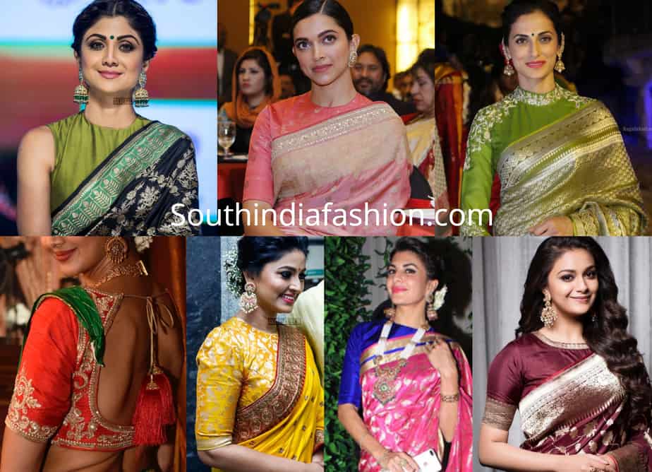 banarasi saree blouse designs