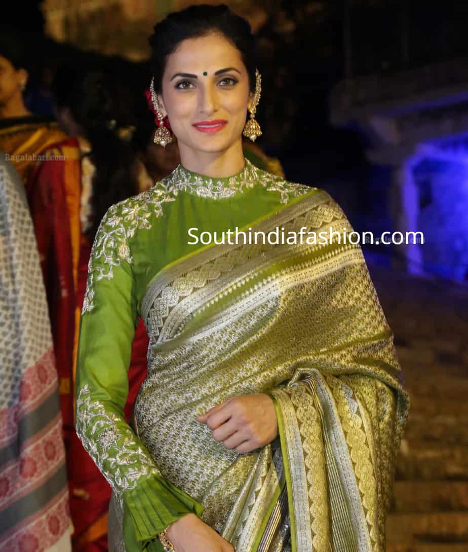 Readymade Saree Blouse,Designer Banarasi Silk Sari Blouse,South Indian Blouse 