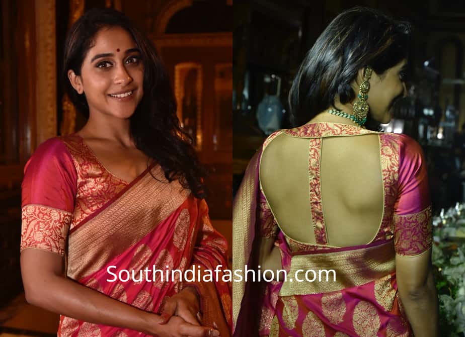 Banarasi saree shop blouse back design